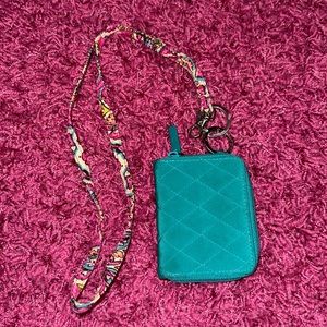 Vera Bradley Lanyard and Wallet
